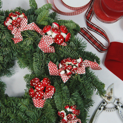 Atelier couronne de Noël DEBEAULIEU