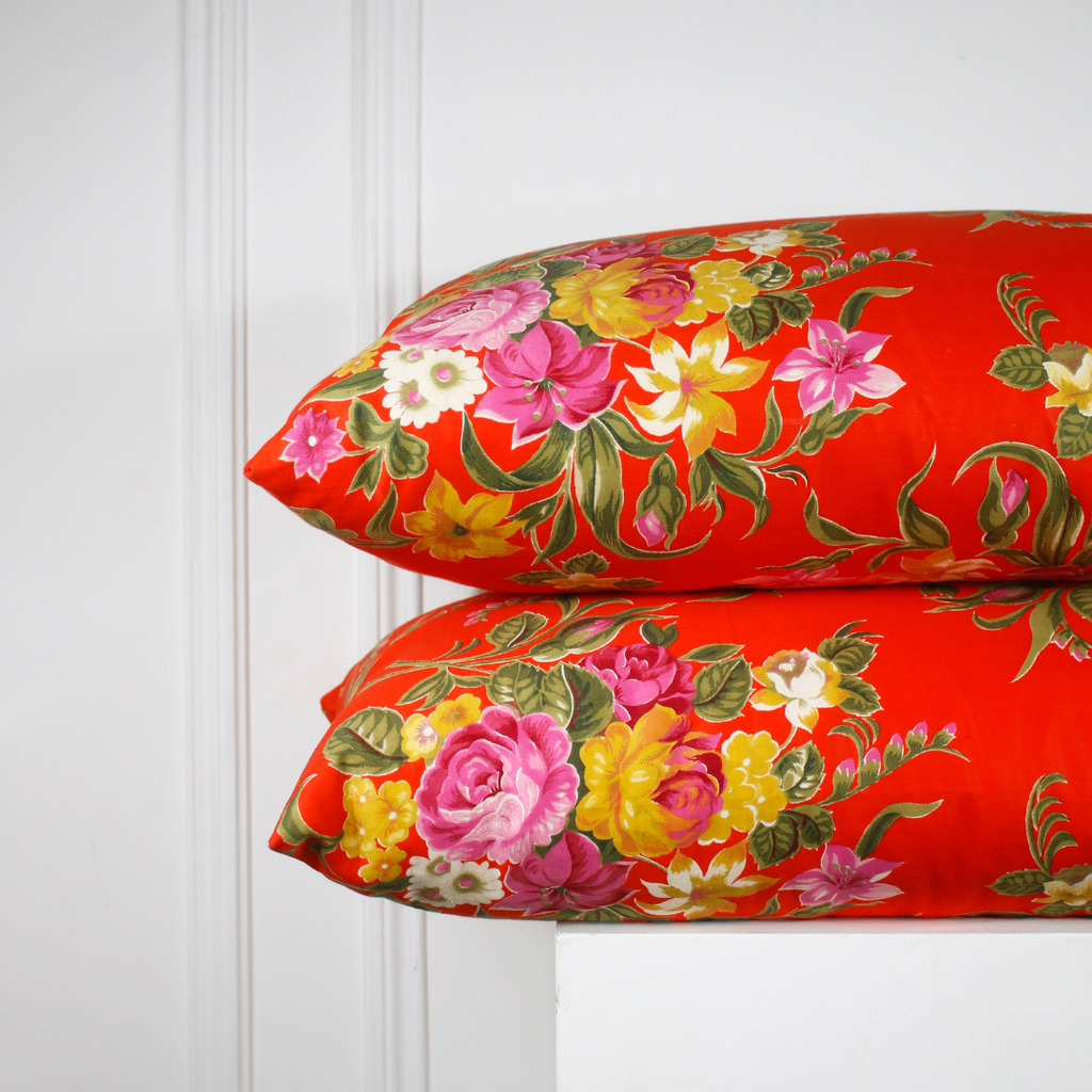 Coussin Fleurs DEBEAULIEU PARIS