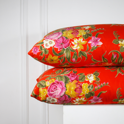 Coussin Fleurs DEBEAULIEU PARIS