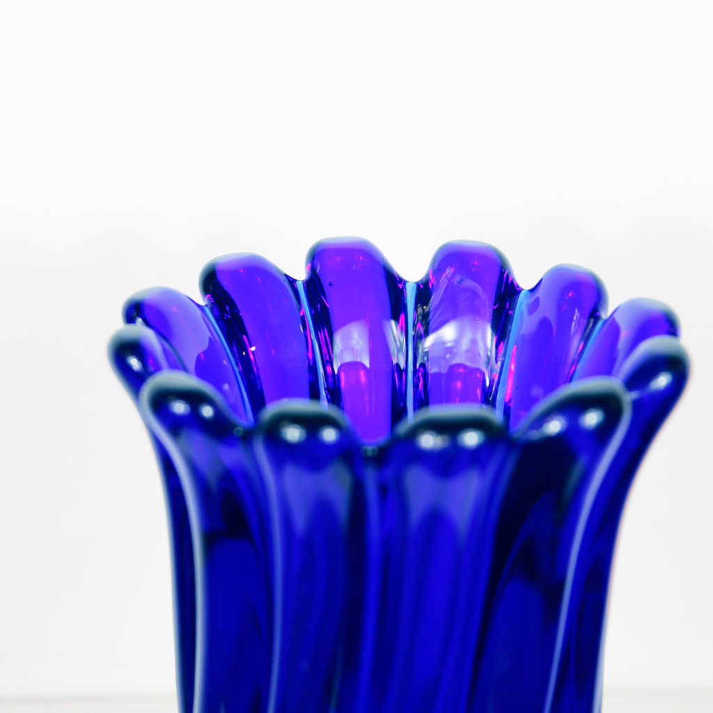 Vase Murano Bleu Cobalt