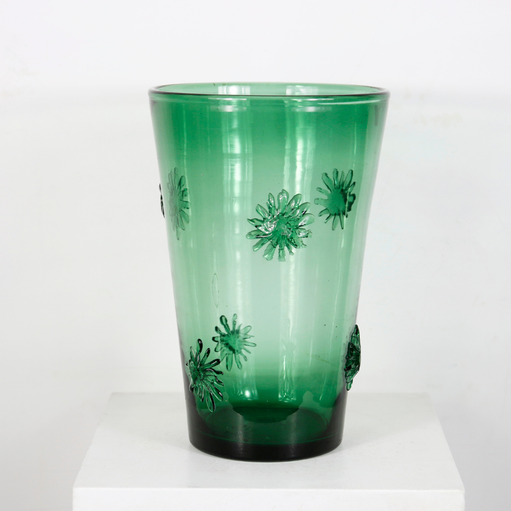 Vase Soleil en verre Empoli