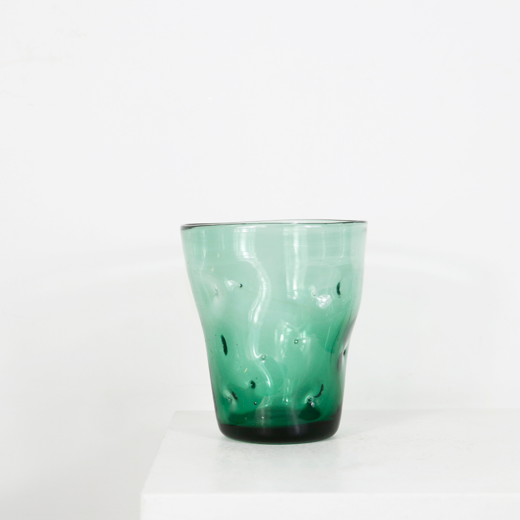 Vase artisanal vert