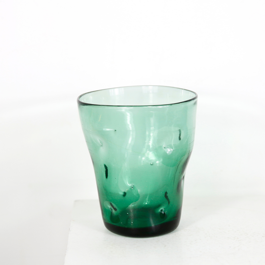 Vase artisanal vert